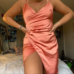 satin dress